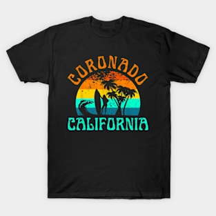 Coronado California Beach Surf Summer Vacation Girls T-Shirt T-Shirt